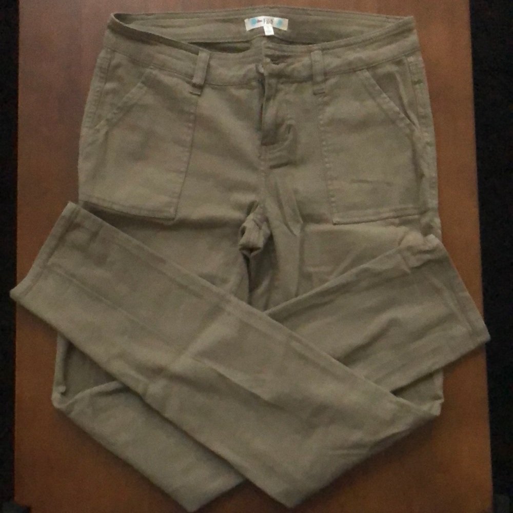 Green love fire jeans/jegging